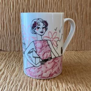 Super Cute Paris Mug , pink and black